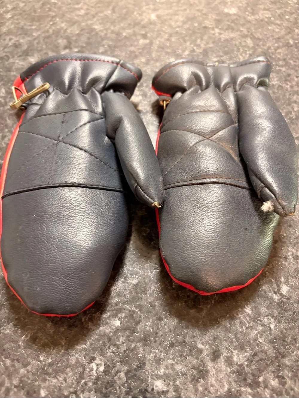 Red Kids Mittens
